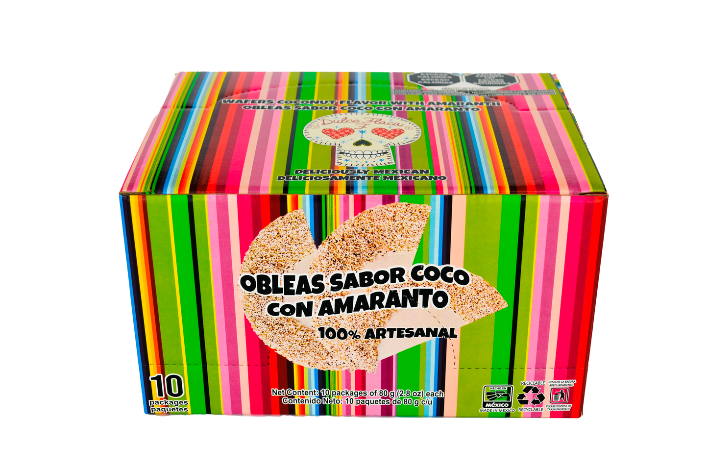 Mayoreo de Oblea Sabor Coco